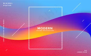 动态流体波背景