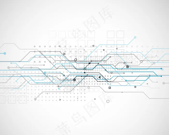 矢量电路网络图技术背景设计eps,ai矢量模版下载