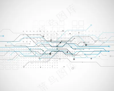 矢量电路网络图技术背景设计