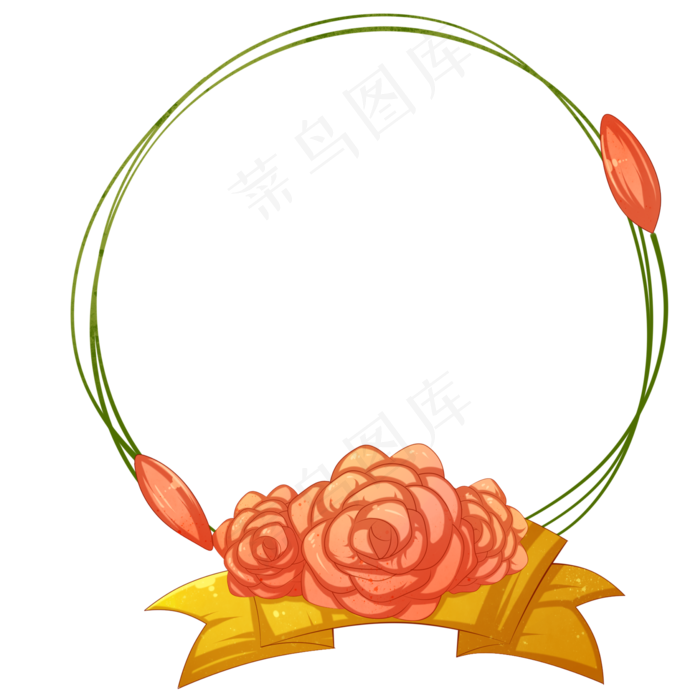 圆形教师节边框(2000X2000(DPI:299))psd模版下载