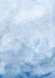 蓝色抽象纹理水彩背景 蓝色抽象纹理水彩背景