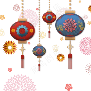 立体灯笼花雕