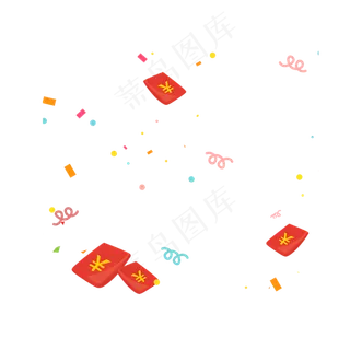 红包漂浮素材
