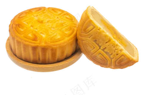 切开蛋黄莲蓉月饼 切开蛋黄莲蓉月饼