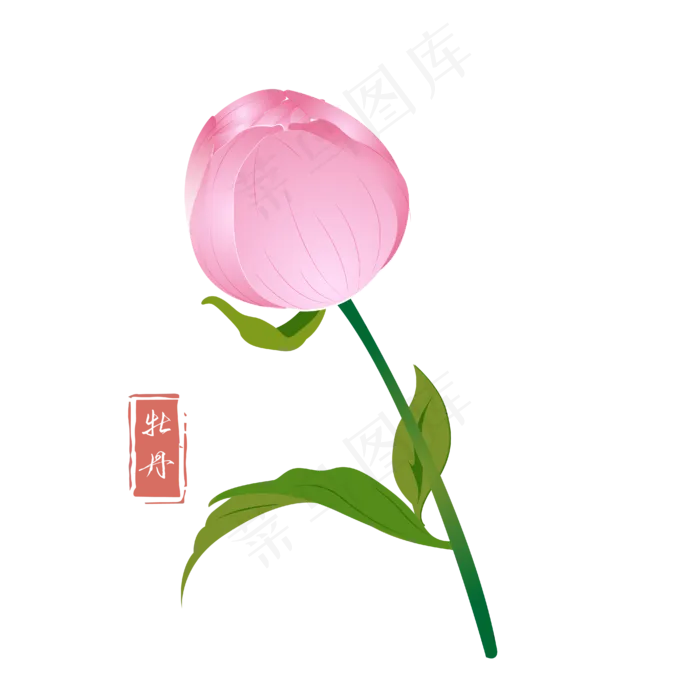 粉色的花朵(4167*4167px 300 dpi )ai矢量模版下载