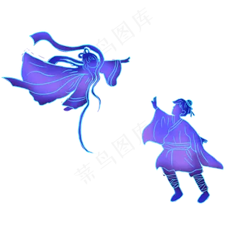 七夕荧光牛郎织女 七夕荧光牛郎织女