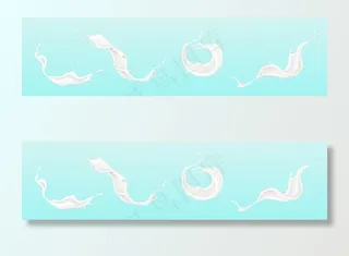 香草牛奶或白色油漆飞溅的插图集