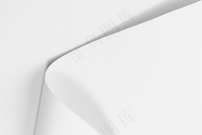 卷曲白页纹理