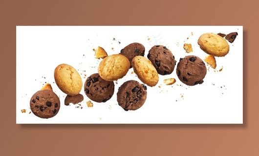 掉下来的碎饼干