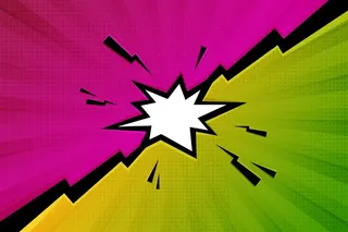 平面漫画风格背景