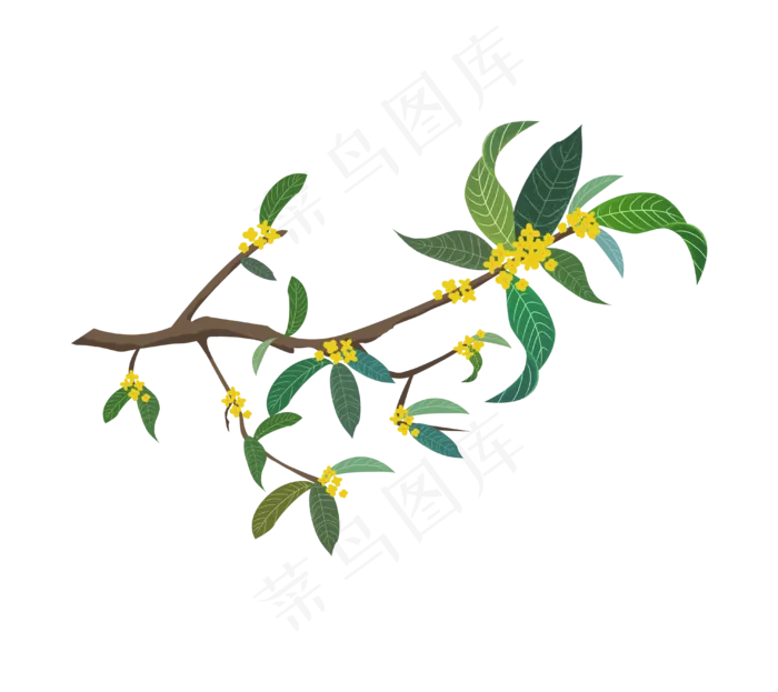 中秋桂花树(3983X3543(DPI:300))psd模版下载