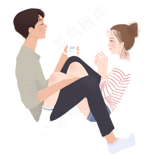 七夕情侣约会元素设计