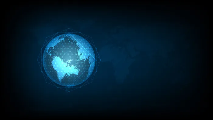 数字数据地球仪-高科技通讯