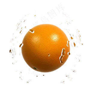 质感橙子png图