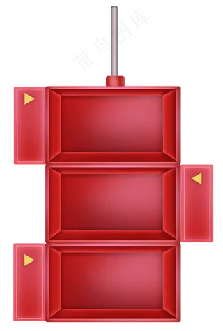 情人节立体红色展架