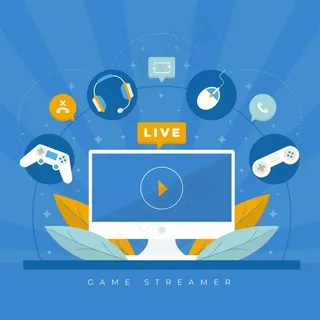 平板游戏流光概念元素