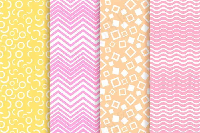 最小几何图案集合eps,ai矢量模版下载