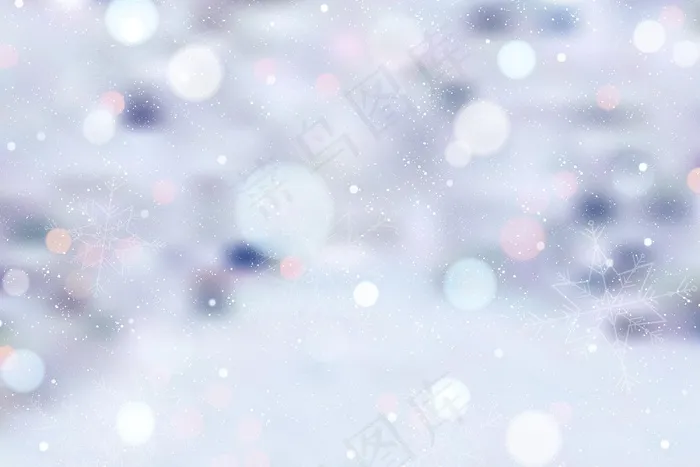 模糊的冬季背景与雪eps,ai矢量模版下载