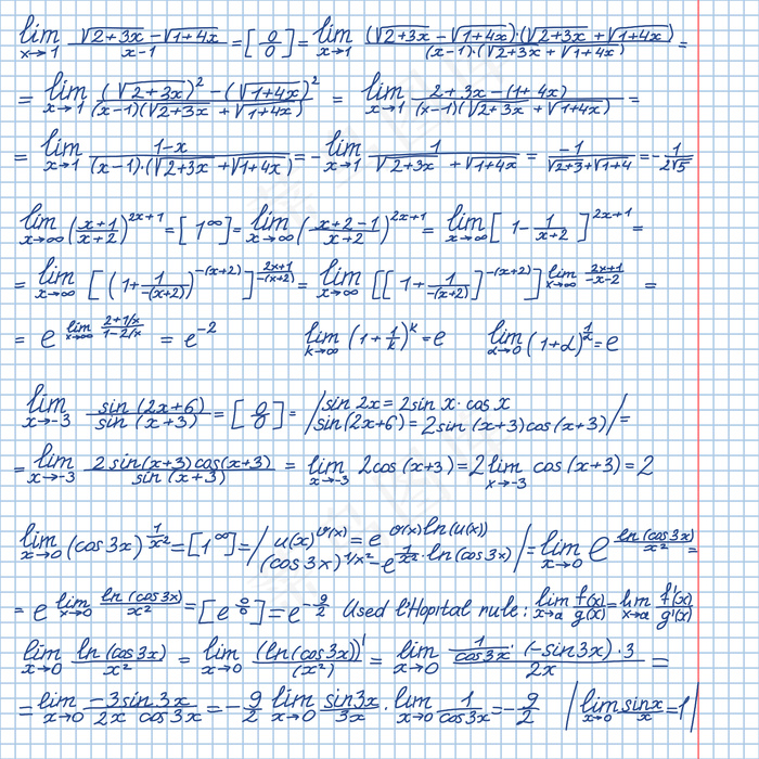 矢量背景与黑板上的白色数学符号