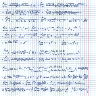 矢量背景与黑板上的白色数学符号