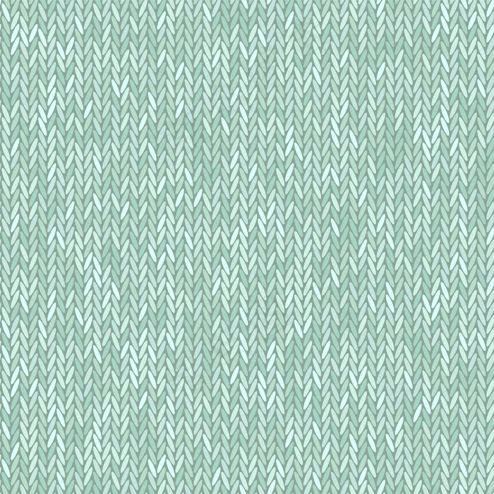 针织质地绿蓝色。无缝花纹面料。针织背景。