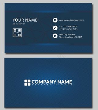 时尚大气创意名片设计