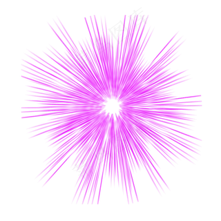 烟花爆竹紫色礼花元素