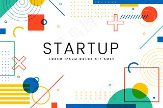 平面设计几何图形背景