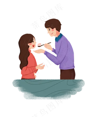 七夕情侣温馨场景