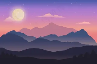 自然景观-视频会议背景