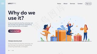 一群年轻人庆祝生日