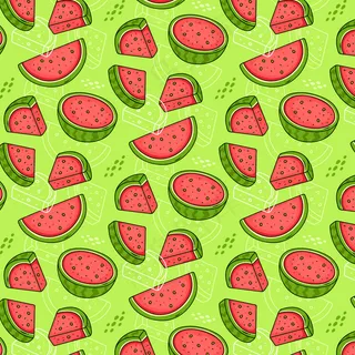 西瓜无缝花纹