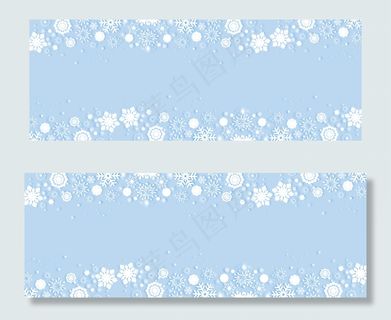 秋冬节女装上新唯美蓝色banner