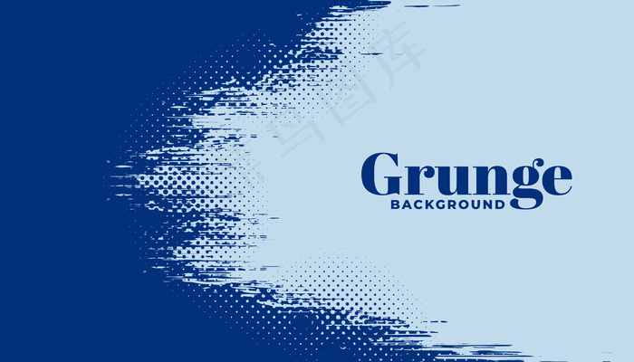 抽象的蓝色半色调杂色背景