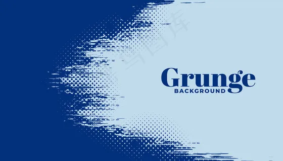 抽象的蓝色半色调杂色背景