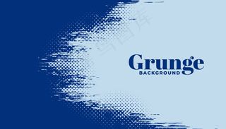 抽象的蓝色半色调杂色背景