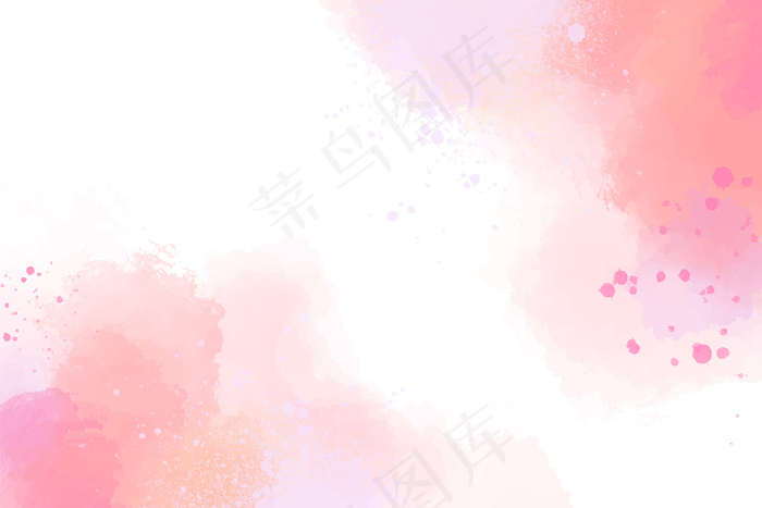 水彩设计粉彩背景eps,ai矢量模版下载