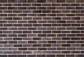 深棕色砖墙，创意回音，特写