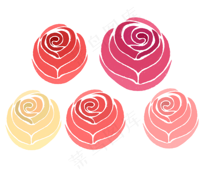 七夕节玫瑰花配图