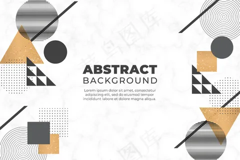 具有几何形状的抽象背景