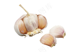 掰开的大蒜