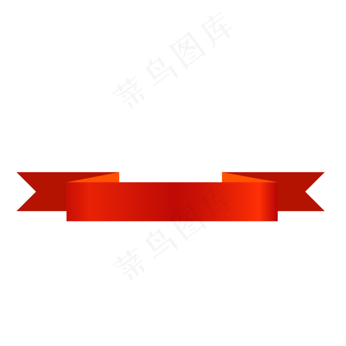 红色丝带横幅(2000*2000px 300 dpi )ai矢量模版下载