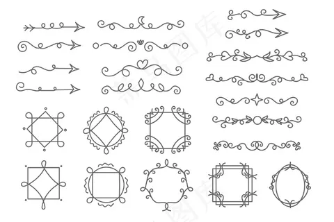 框架和装饰元素系列