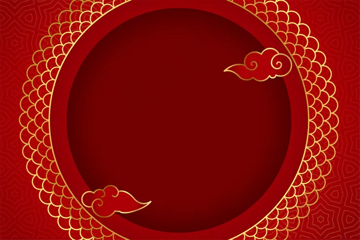 红底云彩eps,ai矢量模版下载