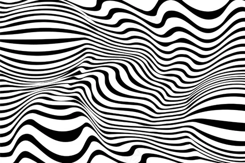 视错觉背景的迷幻波