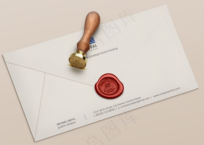 logo样机标志样机智能贴图