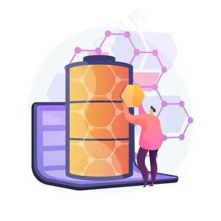 石墨烯技术抽象概念图