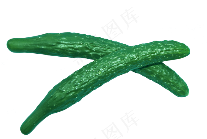 蔬菜食材食物绿色黄瓜(2000X2000(DPI:300))