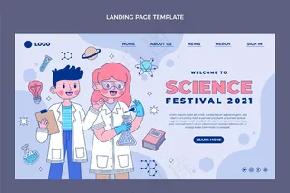 扁平化科学登陆页面