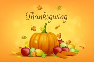 现实的感恩节背景